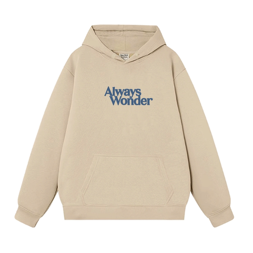 我们的秘密Lingorm邝玲玲同款宽松加绒卫衣女Always Wonder上衣服