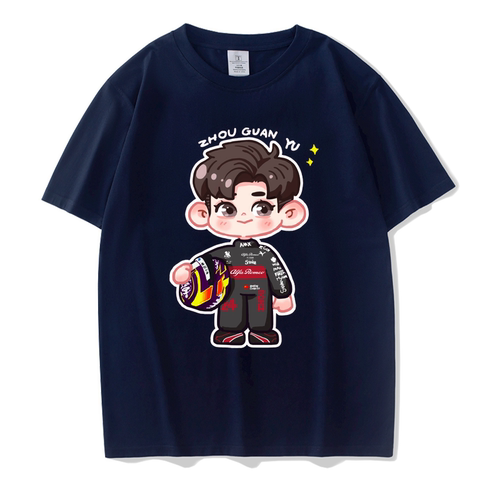 Formula1赛车短袖T恤F1中国大奖赛1/16血统皮亚斯特里纪念上衣服