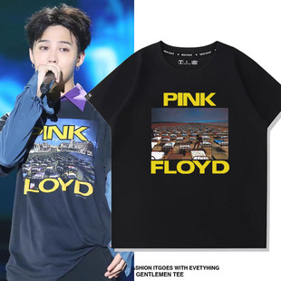 权志龙熱石俱乐部HOTSTONES摇滚T恤Pink Floyd潮牌儿童男女装衣服