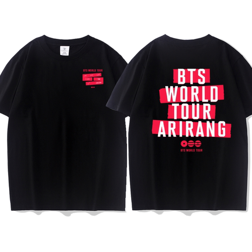 BTS WORLD TOUR防弹少年团2026演唱会周边同款短袖t恤应援上衣服