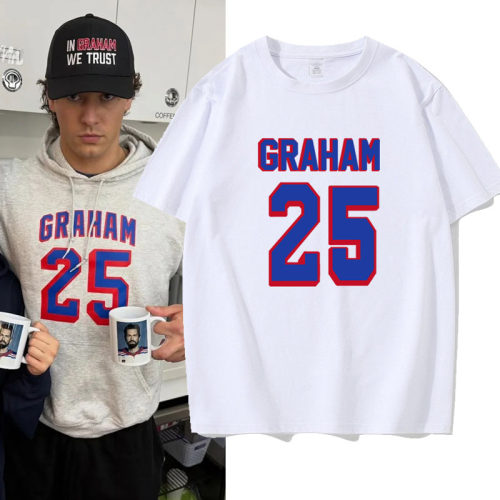美剧off campus 校园之外Garrett Graham同款周边短袖T恤男女衣服