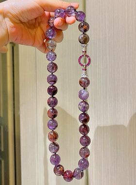 天然【水晶串珠精品高品质项链