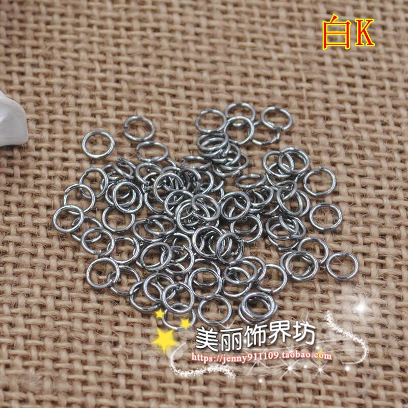 DIY 수제 보석 소재 액세서리 오픈 링 오픈 링 철 반지 작은 원형 서클 링크 링 액세서리 쥬얼리