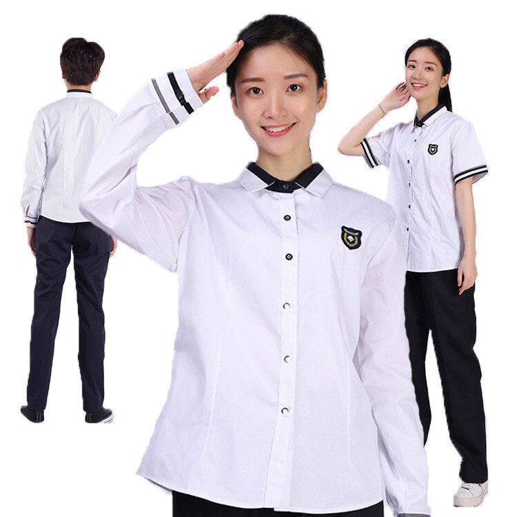 南宁校服中学生制服春夏季白衬衫礼服正装学生装