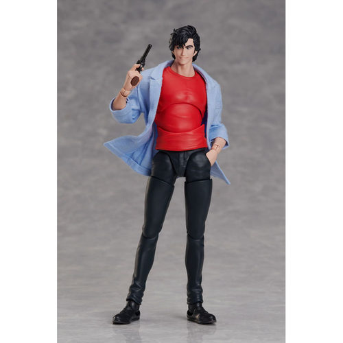 BUZZmod.剧场版 城市猎人 寒羽良 孟波 aniplex 1/12可动手办人偶