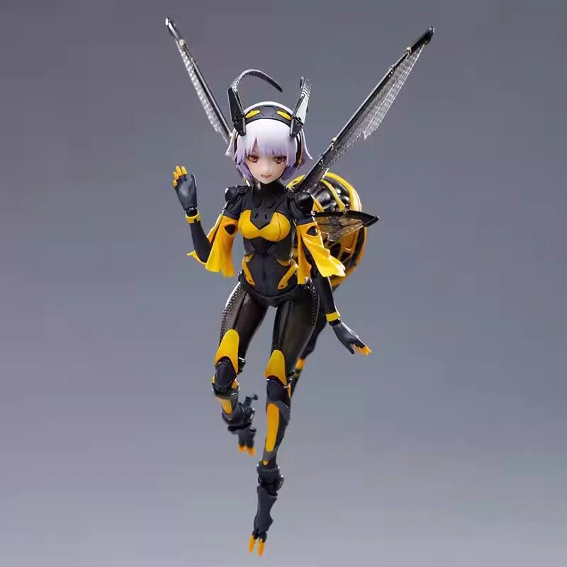 蜗之壳 黄蜂娘 嗡酱 雪滴花计划 1/12 6寸1/12可动人偶手办机娘