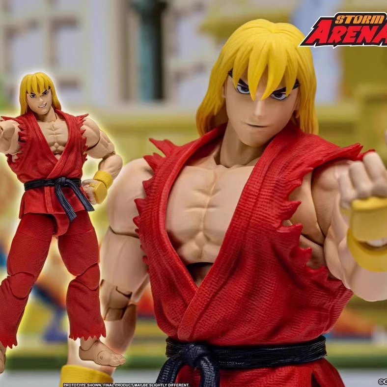 Storm Toys少年街霸3 ken肯 街头霸王SFSA01 1/12可动人偶6寸手办