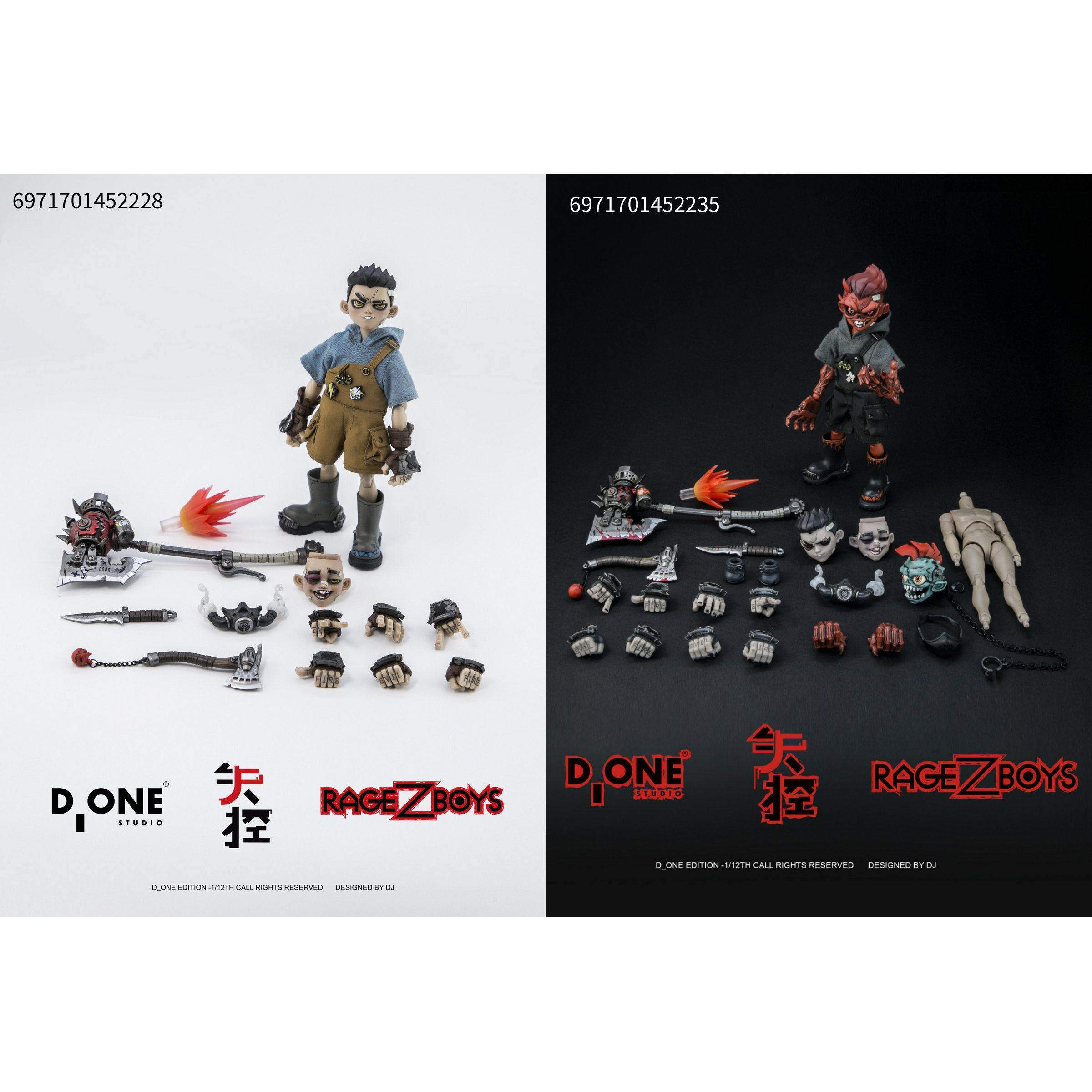 D-ONE牙仔1/12可动日常版失控版图片