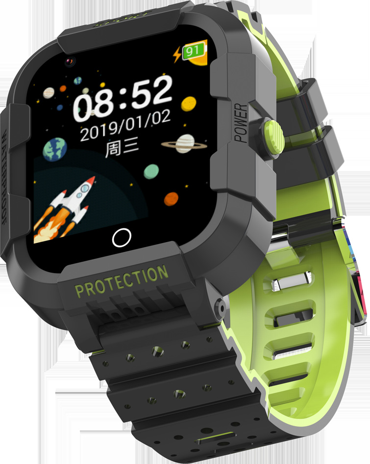 儿童4g智能手表df75学生定位防水gps定位视频通话手表跨境