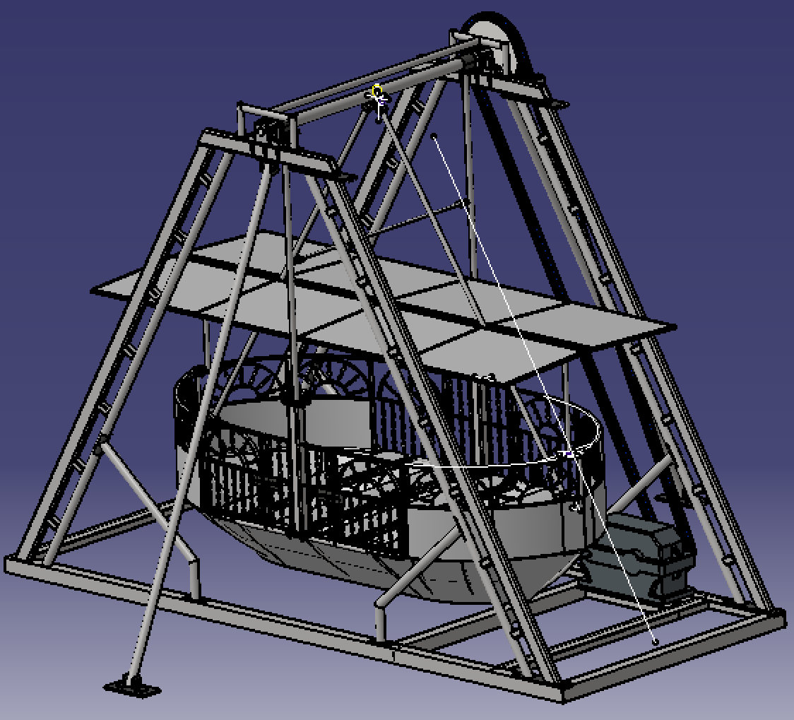 休闲船海盗船游乐园玩具设施3D三维几何数模型游乐场设备秋千船