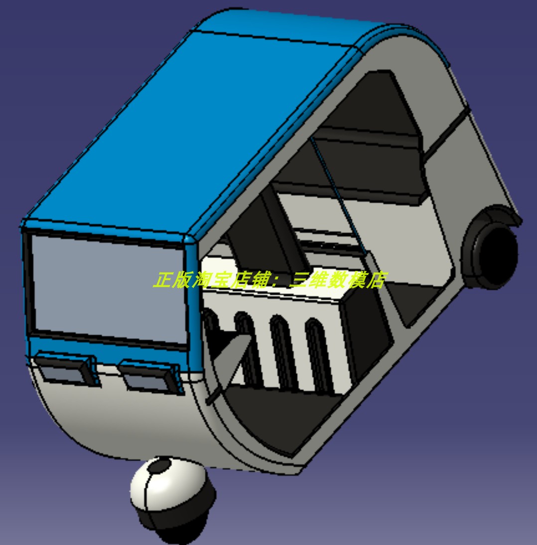 电动三轮车 自行车外观曲面造型 3D三维几何模型数模建模 igs设计