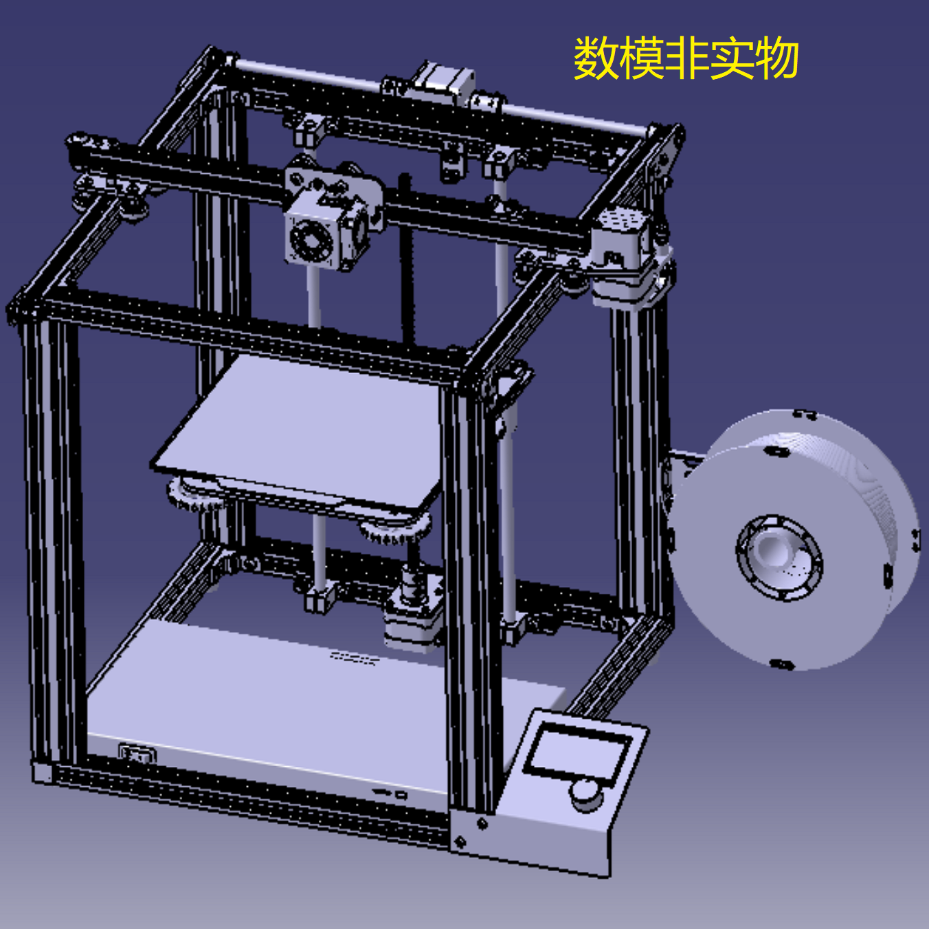 3D打印机三维几何数模型工程图纸机械设备造型stp通用格式