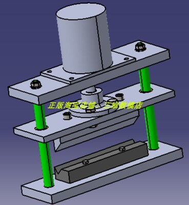 气动切割机零件总成结构 Solidworks含参 3D三维模型几何数模建模