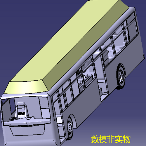12m米大型房车3D三维几何数模型客车汽车型座椅内外饰stp图纸构造