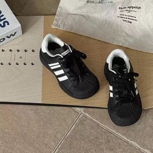 Jimmy妈童品 秋季新款儿童大头贝壳鞋男女童板鞋