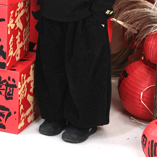 Jimmy妈童装【繁星点点】冬季新款儿童百搭闪闪灯笼裤束脚裤