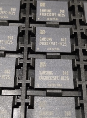 三星 K4G80325FC-HC25 DDR5 8G 全新原装  现货 4改8G 显存