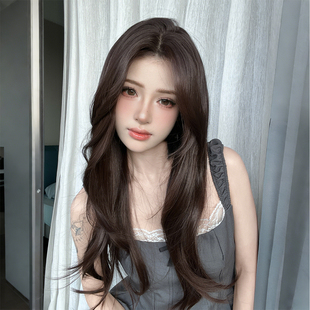 【免发网】假发片黑长仿真发增发量蓬松高颅顶垫发片遮白发直发片