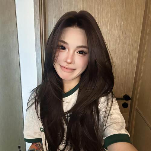 《浩存妹妹》尚蔻假发女全头套仿真人发丝气质高层次长直发黑茶色