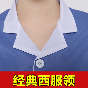 保洁员阿姨工作服女夏装薄款酒店宾馆客房短袖套装清洁工制服物业