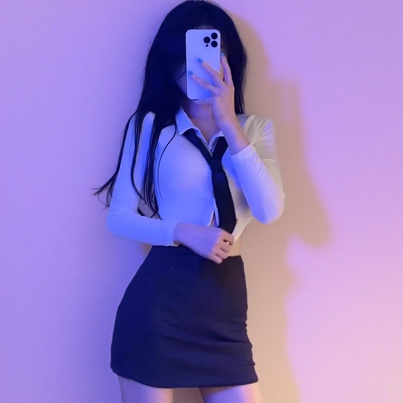 性感内衣2025新辣妹jk制服套装女秘书学院风纯欲情侣趣味睡衣qqny,女装/女士精品,抹胸,淘宝优惠券,粉丝福利购,淘宝优惠卷