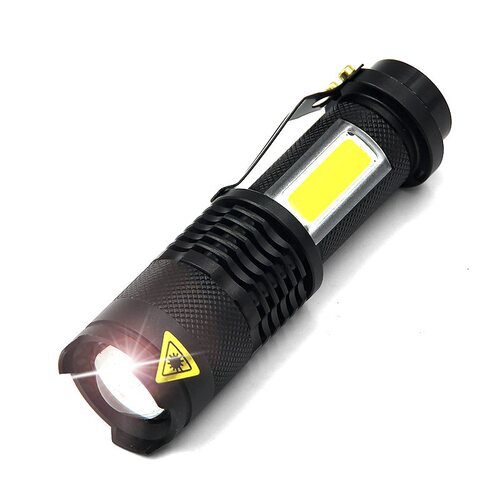 cree迷你照明双光源14500手电筒