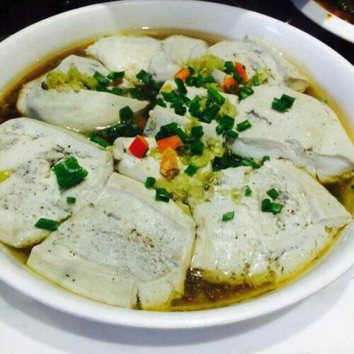 绍兴特色清蒸臭豆腐汗菜
