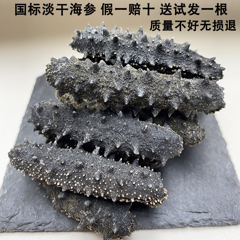 大连国标淡干海参非即食辽刺参干货送长辈岳父母礼品250g礼盒装