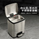铭垧脚踏式 方形垃圾桶大容量不锈钢茶渣桶干湿分离茶室商用茶水桶