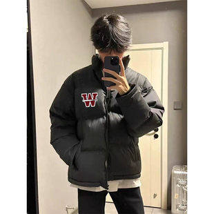 高街vibe美式羽绒服男款秋冬季加厚棉衣外套hiphop潮牌小众面包服
