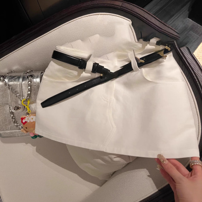 美式低腰包臀裙a字半身裙短裙