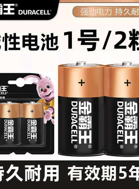 金霸王1号电池D型一号大号碱性LR20热水器煤气灶用液化气专燃气炉灶用天然气电池燃气手电筒干电池正品批发