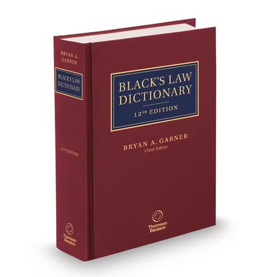 【正版】布莱克法律大词典/辞典 标准版 第12版 Black’s Law Dictionary 12th edition 英文原版 法律术语标准法律英语词典工具书