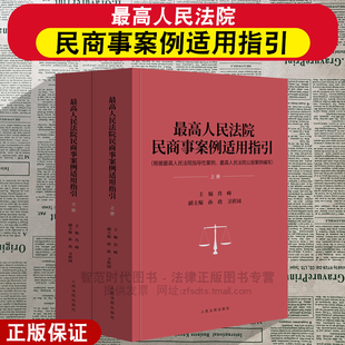 正版2025新 最高人民法院民商事案例适用指引 根据最高人民法院指导性案例 最高人民法院公报案例编写 肖峰主编 人民法院出版社