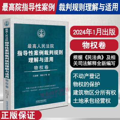 指导性案例裁判规则物权卷