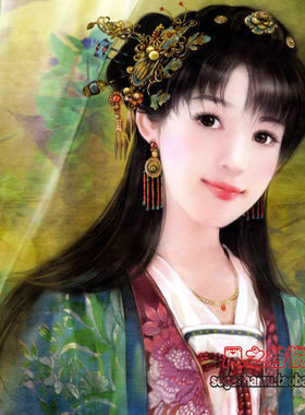 美术绘画动漫图库图片 德珍红颜如玉原画插画集古风人物网页素材