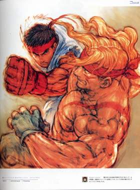 素材绘画临摹插画集动漫游戏卡普空Capcom人物原画设定图片图库