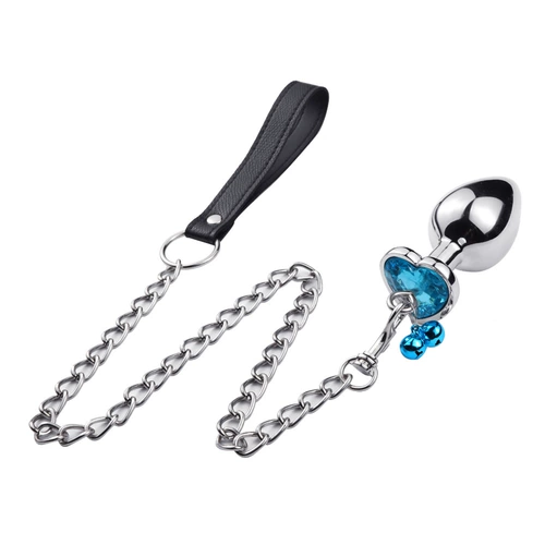 Железная цепная тяга Metal Bell Anal Plug Backard Anal Expansion Toy Toy для взрослого обучения любви Альтернативные игрушки