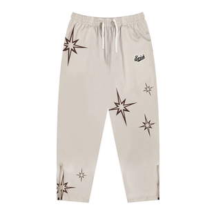 THE 薄款 BALL 篮球运动训练卫裤 IN闪耀拉链直筒九分美式 SWISH