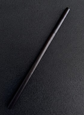 龙泉手工微兵器黑檀木素装迷你大马士革微缩唐刀把玩摆件未开刃