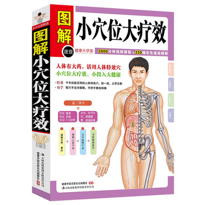 图解小穴位大疗效 取穴按摩手法养生保健书籍 中医养生书籍 人体的穴位图 经络穴位按摩图书 图解人体穴位经络书
