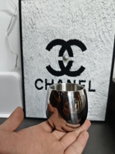 A94 双层隔热防烫304不锈钢可爱小胖杯水杯早餐杯咖啡杯