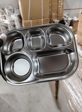 A154-微瑕304食品级不锈钢分餐盘