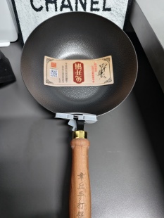 章丘手打铁锅无涂层不粘锅家用燃气灶适用炒锅 A05
