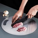 A102 微瑕316不锈钢切菜板砧板菜板食品级擀面板圆菜板29厘米