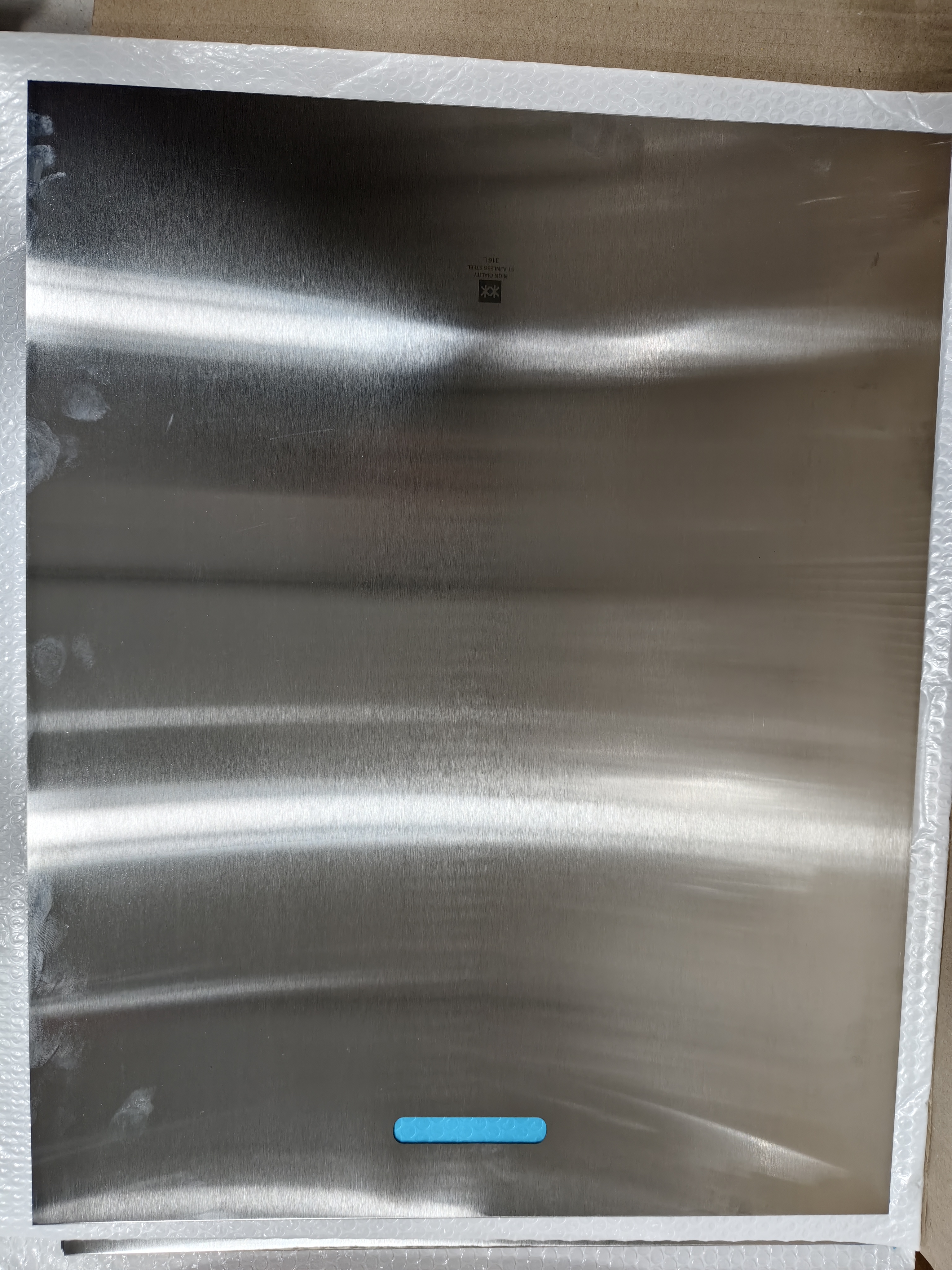 S2-德国双树不锈钢超大和面板切菜板48*60cm尺寸重量5斤