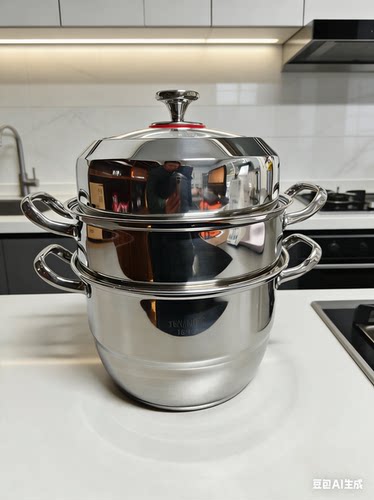 A219-泰家三层加厚蒸锅28cm