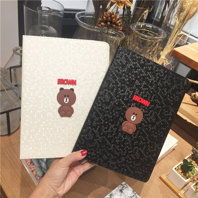 小熊2018新款ipad air2保护套mini2\/4 pro10.5