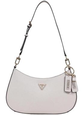 代购GUESS女士肩包顶部拉链设计闭合便携收纳可拆卸挂饰