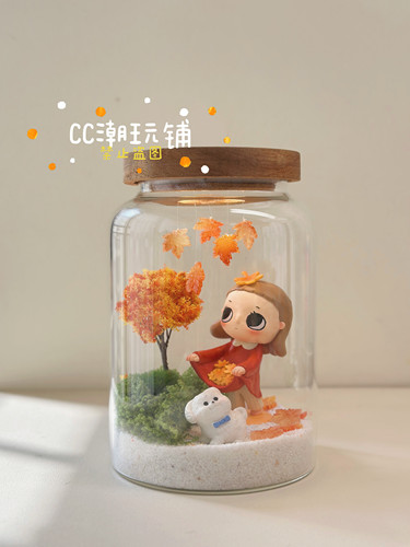 创意礼物nyota硕果星造景拍拍灯玻璃罐送女友送闺蜜diy成品摆件